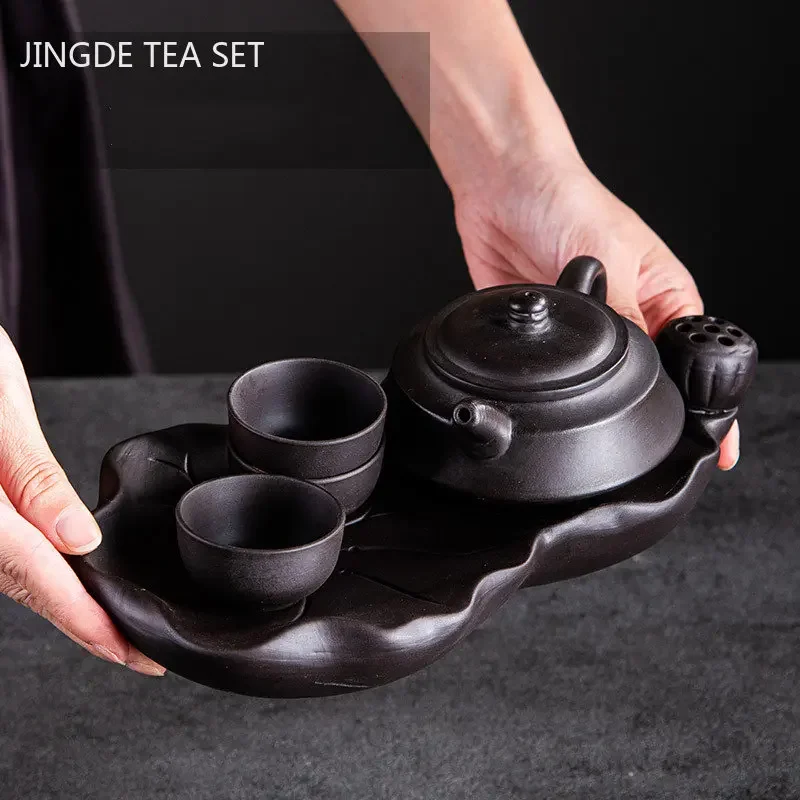 Çin mor kil çay tepsisi ev su  - Tagine Clay Pot incelemesi ve fiyatı