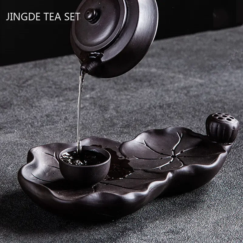 Çin mor kil çay tepsisi ev su  - Tagine Clay Pot incelemesi ve fiyatı